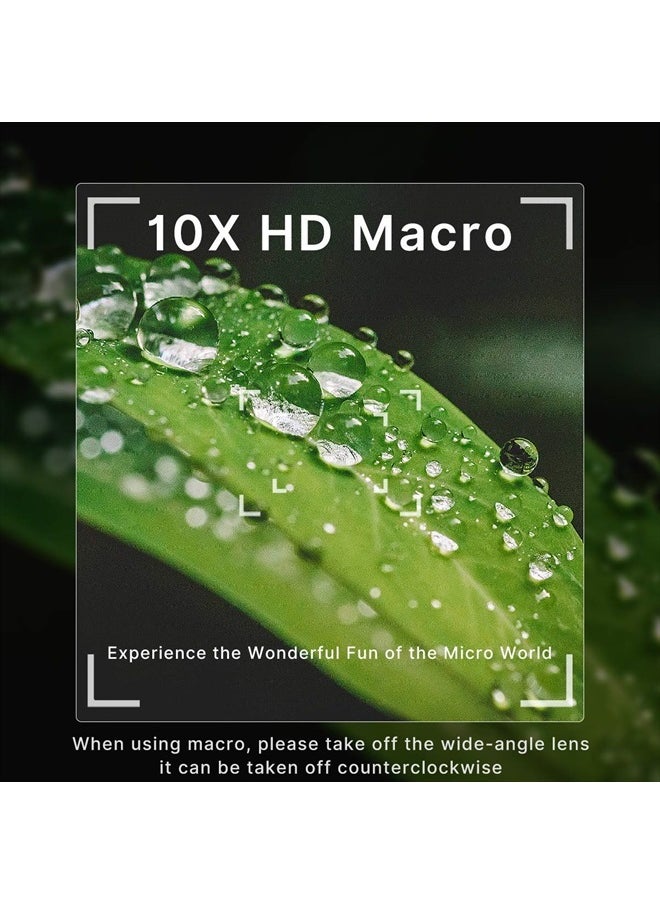 PICTRON - Wide Angle Lens for Sony ZV1, ULANZI WL-1 ZV1 18mm Wide Angle/ 10X Macro 2-in-1 Additional Lens for Sony ZV1 Camera - Image 1