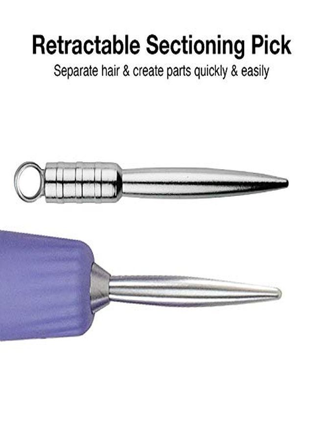 Olivia Garden Fingerbrush Scalp-Hugging & Vented Combo Paddle Hair Brush (Ionic & 100% Boar Bristles) Fbco-Gd (Grande) - Image 5