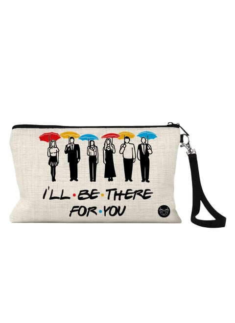 Canvas pencil case printed with a Friends drawing design