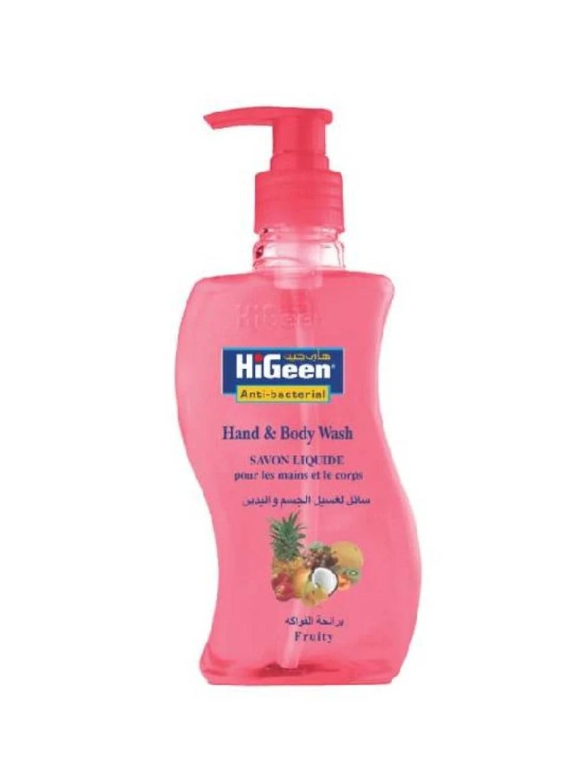 Higeen Antibacterial Hand and Body Wash with Fruit Scent - 300ml