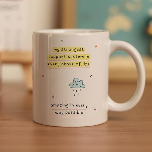 Oye Happy Behen Ka Mug - Coffee Cup For Sister On Birthday/Rakhi Gifts/Ceramic Mug, 330 Ml, Ml - Image 5