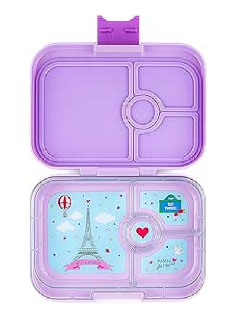 Yumbox صندوق بينتو مقاوم للتسرب مكون من 4 أقسام من Yumbox Panino باللون الأرجواني - Image 1