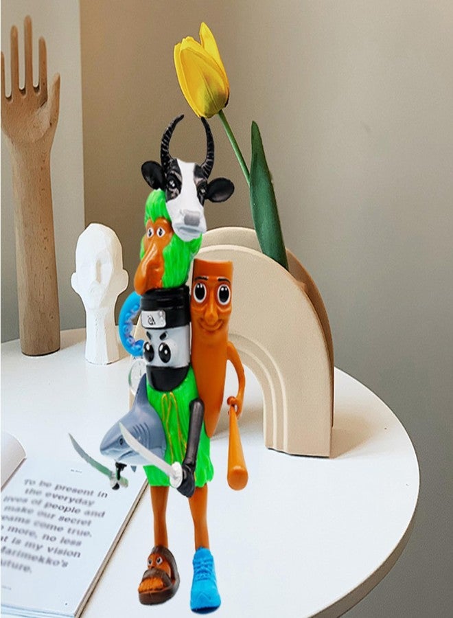 Buildcon Shark Toy, Italian Collectible, Unique 3D Printed Monster Fusion Figure for Desktop Display, Home and Office Decor, 16cm x 6.7cm - Image 4