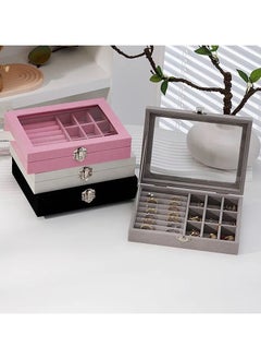 Generic Velvet Accessories And Jewelry Organizer in random color  - Image 3