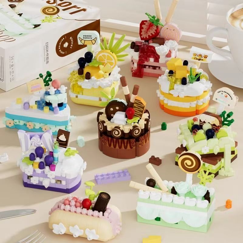 Chaole Innovative Model Compatible With Lego Cake Building Blocks Chocolate Educational Assembly Toys Girls Series Gifts - Image 2