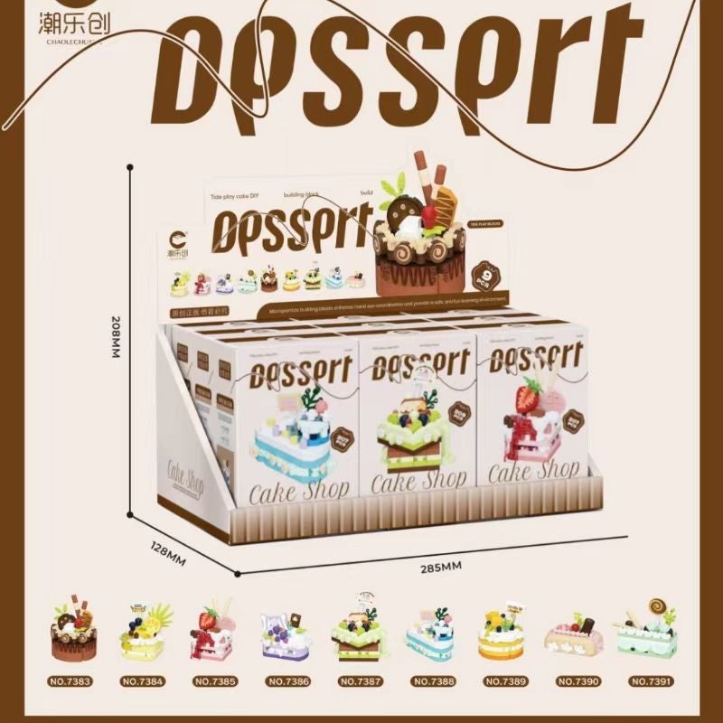 Chaole Innovative Model Compatible With Lego Cake Building Blocks Chocolate Educational Assembly Toys Girls Series Gifts - Image 1
