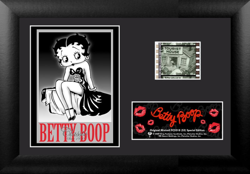 Filmcells Betty Boop Black and White Gown Authentic 35mm FilmCells Special Edition Display