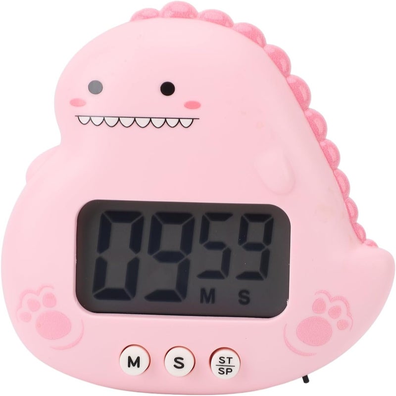 Generic Childrens Timer, Magnetic Folding Dinosaur Timer for the for Classroom Study (Pink) - Image 5