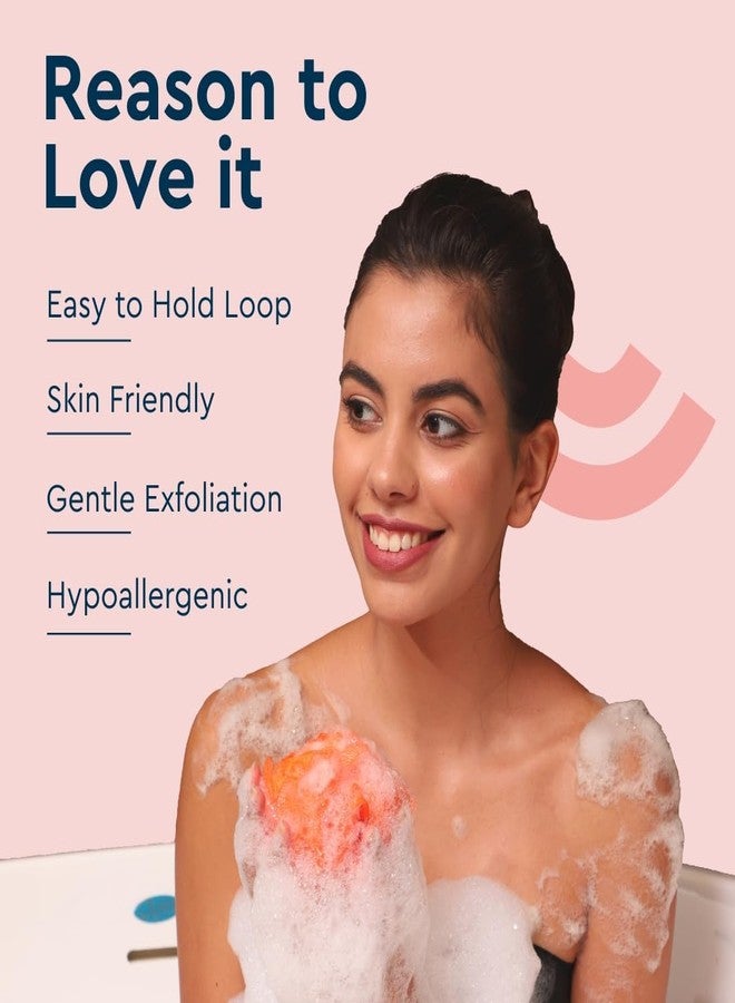 MR.THINDZ Sponge Loofah Indulge In Ultimate Shower Bliss! Soft, Fluffy, & Enriched With Multiple Layers Of Fibrous Matrix For A Truly Invigorating Bath Experience (Pack of 1) - Image 4