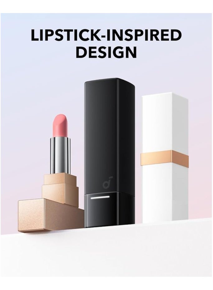 Soundcore A30i Noise Cancelling Earbuds, Lipstick-Shaped Stylish Design, Tiny, Lightweight Comfort, Smart Noise Cancelling, Clear Sound, 24H Playtime, IP54, Wireless Earbuds, Bluetooth 5.4 Black - Image 2