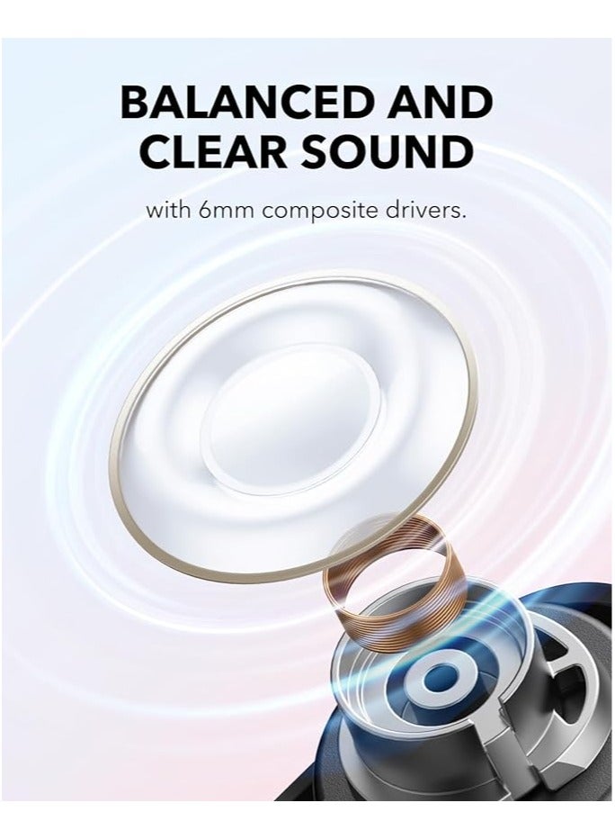 Soundcore A30i Noise Cancelling Earbuds, Lipstick-Shaped Stylish Design, Tiny, Lightweight Comfort, Smart Noise Cancelling, Clear Sound, 24H Playtime, IP54, Wireless Earbuds, Bluetooth 5.4 Black - Image 5