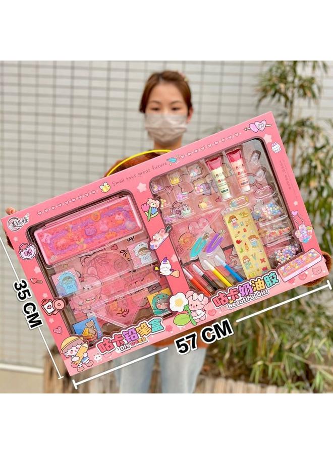 Bluejw Children's High-value Hand Book Cute Cartoon Quiet Book Creative Notebook Gift Suit Organization Wholesale - Image 1