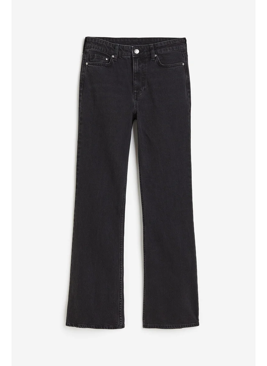 H&M Petite Fit Bootcut High Jeans