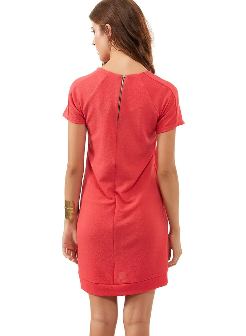 Ginger Zip Back T-Shirt Dress