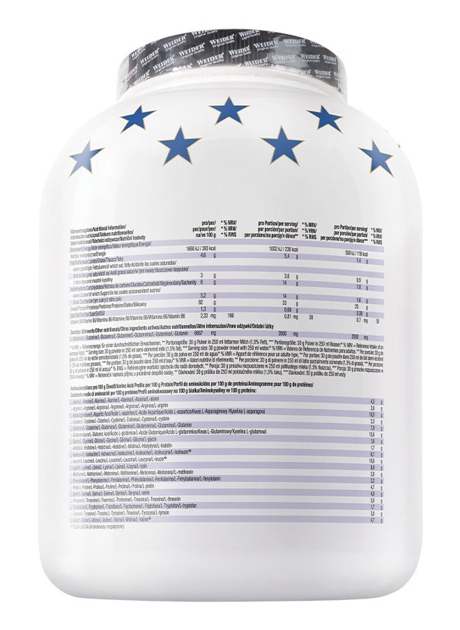 Weider - Premium Whey Protein - 2.3 kg, Vanilla Ice Cream Flavor - High-Quality Whey Protein Concentrate, Isolate Blend for Muscle Growth and Recovery - Image 1