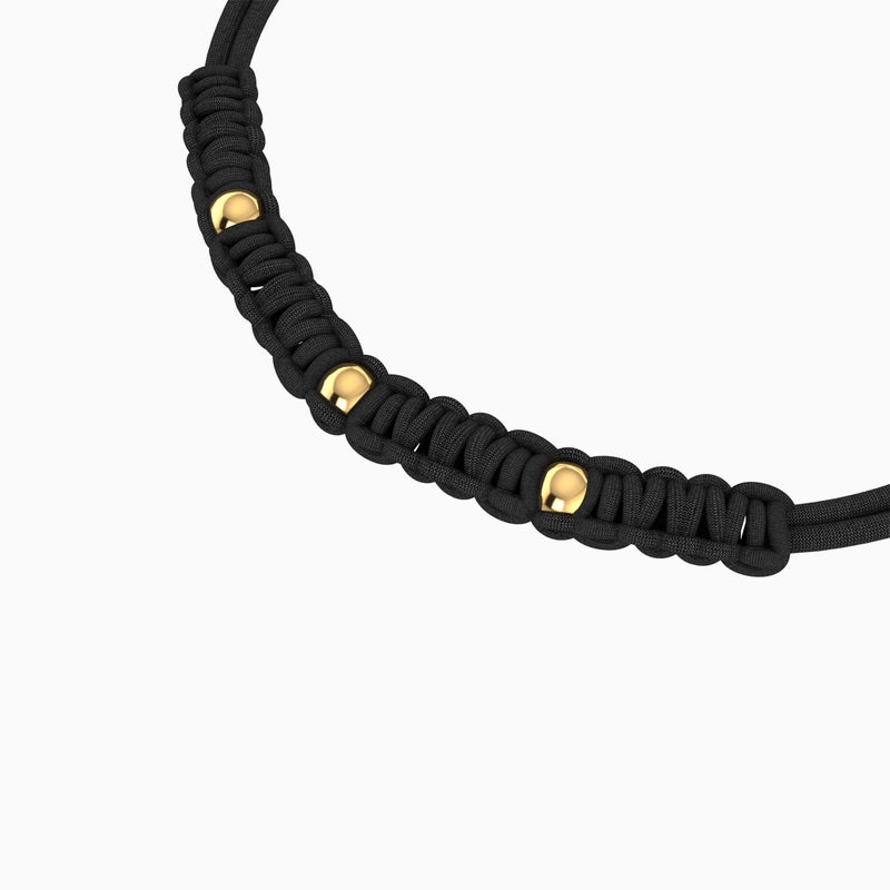 Miss L' by L'azurde Miss L Kids Beads Cord Bracelet In 14K Gold - Image 4