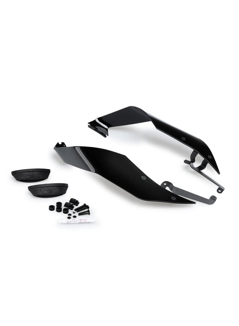 Puig Downforce Race Side Spoilers – For Yamaha YZF-R7 (2022–2025) Black - Image 1