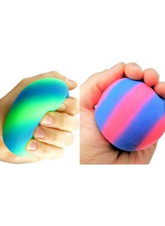 Ja-Ru Stretchy Balls Stress Relief Sand Filled Ball For Kids And Adults (1 Unit Assorted) Hand Therapy Stress Ball Tough Squeeze And Stretch. Sensory Fidget Relaxing Toy. ; 55581A  - Image 4