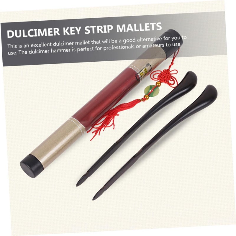 Professional Ebony Dulcimer Hammers Practice Mallets for Yangqin Players Simple Design Musical Sticks for Improved Performance and Use - Image 3