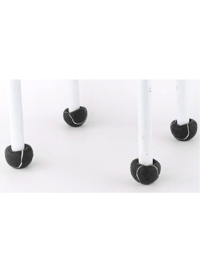 4 قطع كرات تنس مقطوعة مسبقًا للمشاة والأثاث، شديدة التحمل، وسادة من اللباد، تحمي الأرضيات والكراسي والمكاتب، للاستخدام المنزلي وكبار السن - Image 2