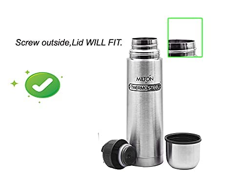 Dharam Paul Traders Replacement lid for Milton thermosteel flask | Flip lid | 1 liter and 750 ml, ONLY LID - Image 3