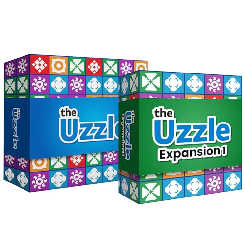 The Uzzle Uzzle 30 Expansion Bundle Includes New Level 5 Challenges Fun for Family Game Nights Skill Development Gift Set Bundle of Fun Board Games for Adults Children Ages 4 - Image 1