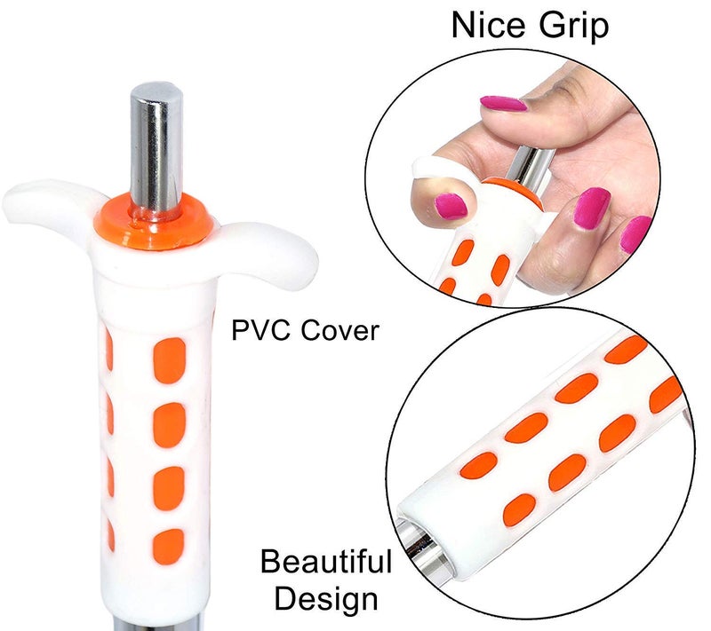 TULMAN Easy Grip Stainless Steel Regular Gas Lighter for Gas Stoves, Restaurants & Kitchen Use (Orange) - Pack of 2 - Image 4