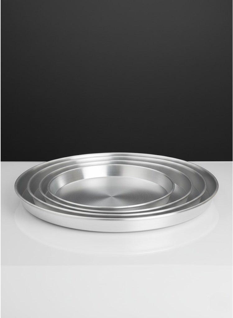 Newflon aluminum tray set of 4 pieces 23/27/31/35 cm - Image 1