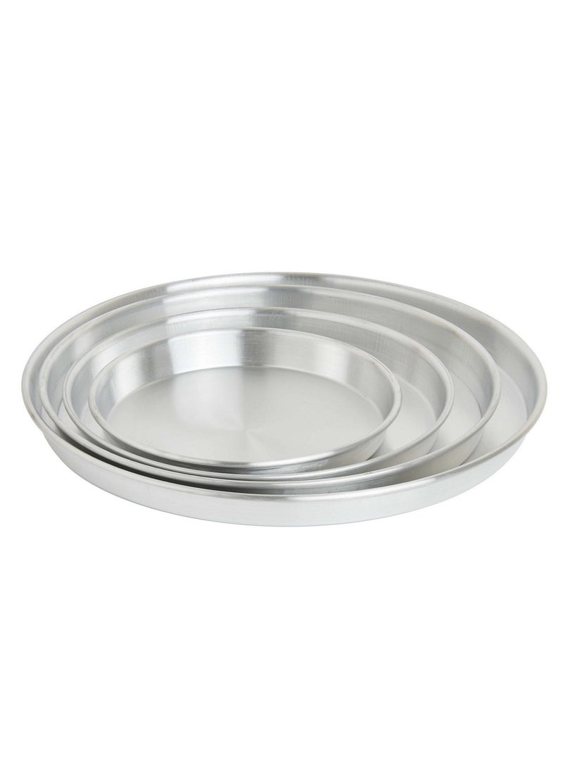 Newflon aluminum tray set of 4 pieces 23/27/31/35 cm - Image 2