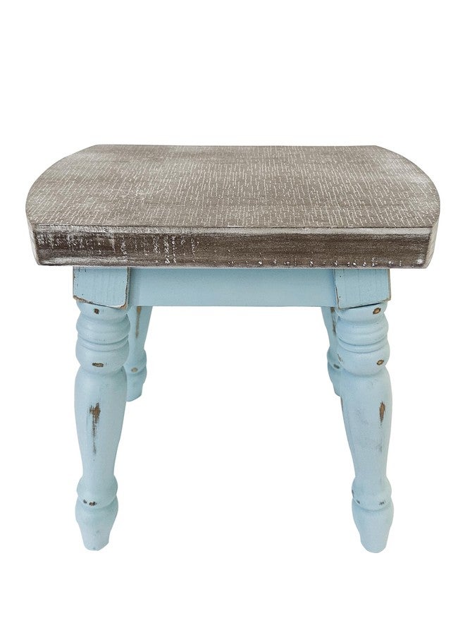 dwellington Farmhouse Wood Step Bedside Stool Samll Rustic Plant Foot Stool for Bathroom, Kitchen, Bedroom - Image 3