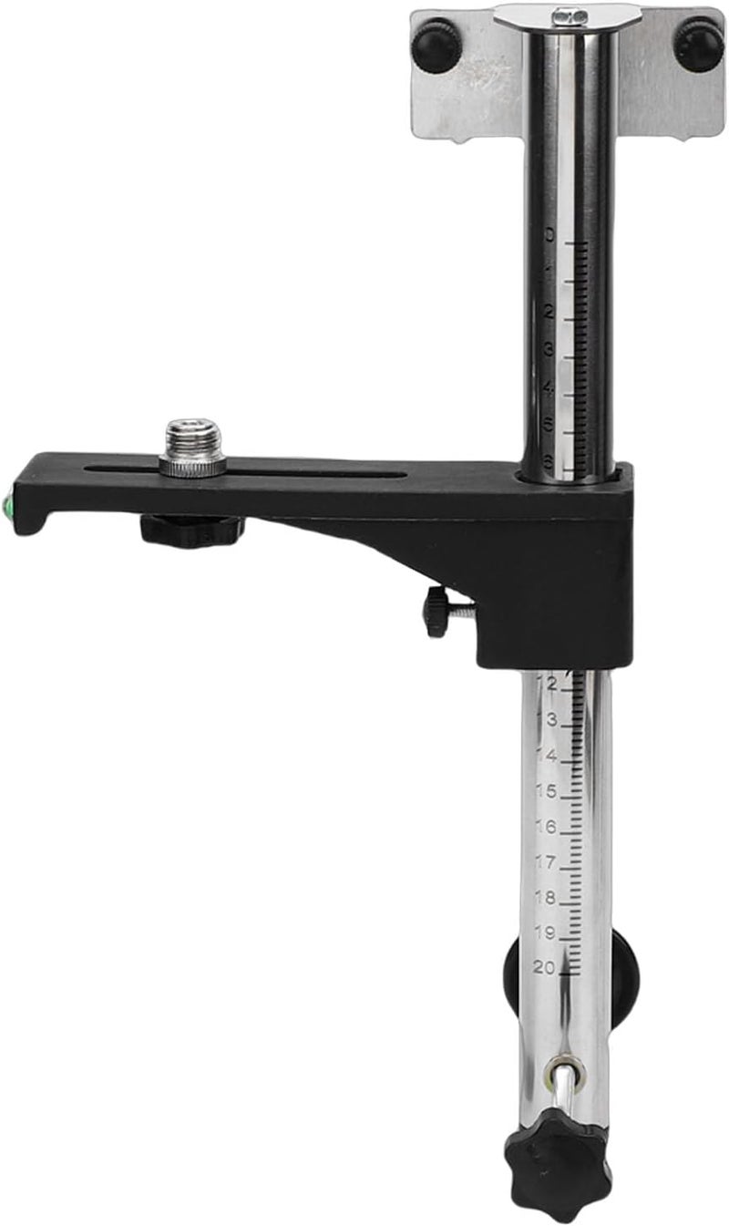 Fine Tuning Bracket Level Adapter 6mm 15mm Male Thread 360 Degree Rotating Base Adjustable Height Wall Mount - Image 2