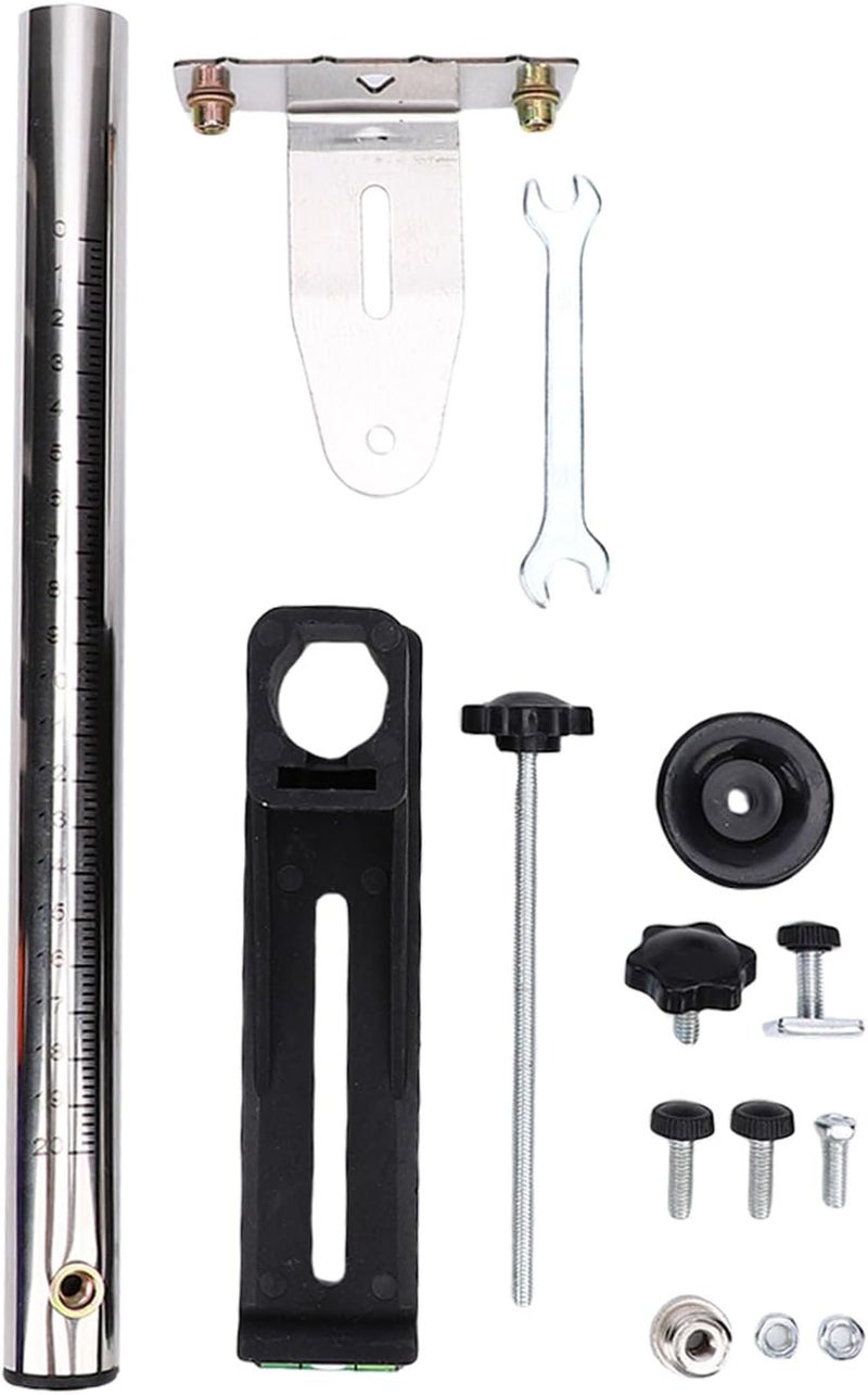 Fine Tuning Bracket Level Adapter 6mm 15mm Male Thread 360 Degree Rotating Base Adjustable Height Wall Mount - Image 1