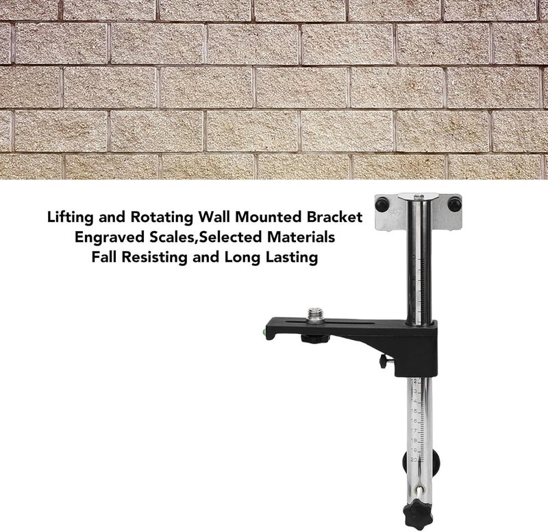 Fine Tuning Bracket Level Adapter 6mm 15mm Male Thread 360 Degree Rotating Base Adjustable Height Wall Mount - Image 4