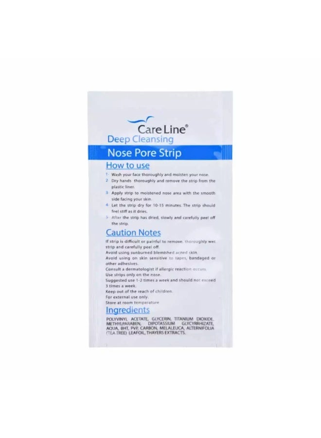 Careline شرائط تنظيف الأنف العميقة من كير لاين بالفحم - 6 شرائط - Image 3