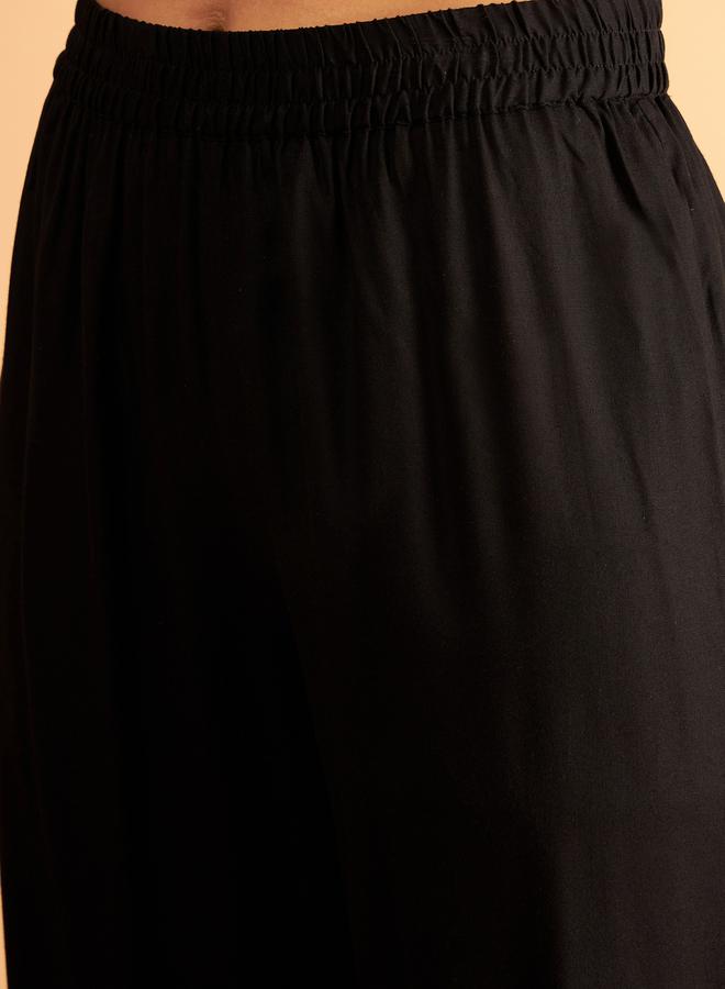 ساسافراس طقم بلوزة وبنطلون مطرز بالزهور من ستايلي - Image 5