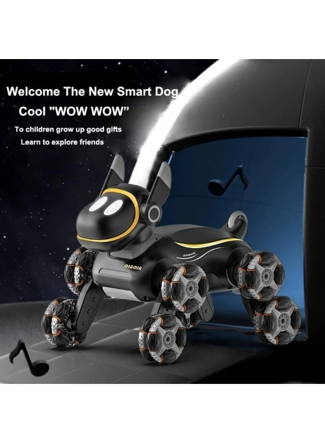 DOG for DOG Eight-wheeled mobile dog robot - remote control and LED lighting - Image 1