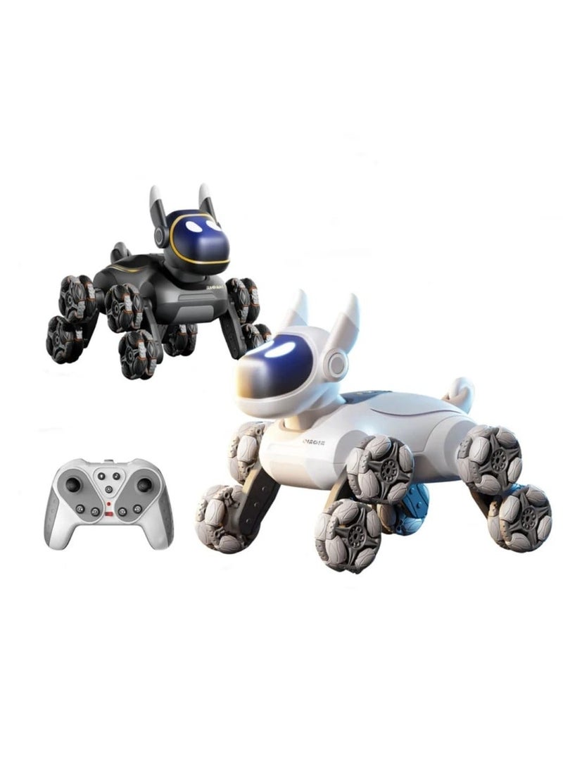 DOG for DOG Eight-wheeled mobile dog robot - remote control and LED lighting - Image 3