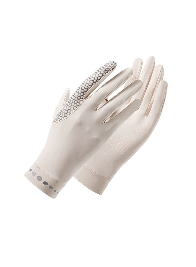Outdoor open-fingered sun-protective gloves for use with touchscreens and driving Women - Image 1