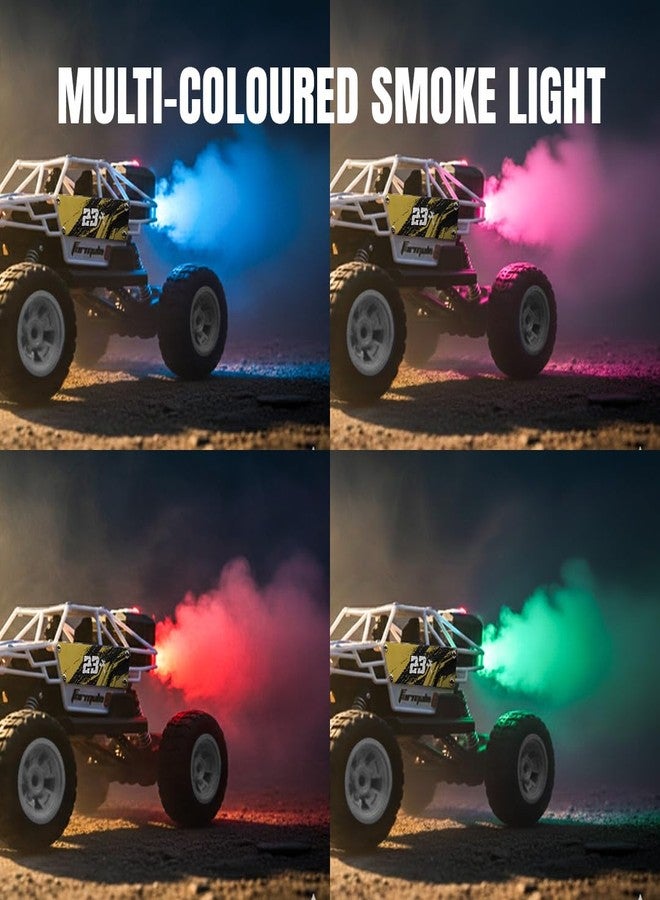 FormulaFun Duster 4x4 RC Car | 4WD Remote Control Car with LED Lights, Proportional Speed & Servo Steering | 2.4GHz Remote & App Control | Off-Road RC Toy for Kids (4+ Years) - Image 3