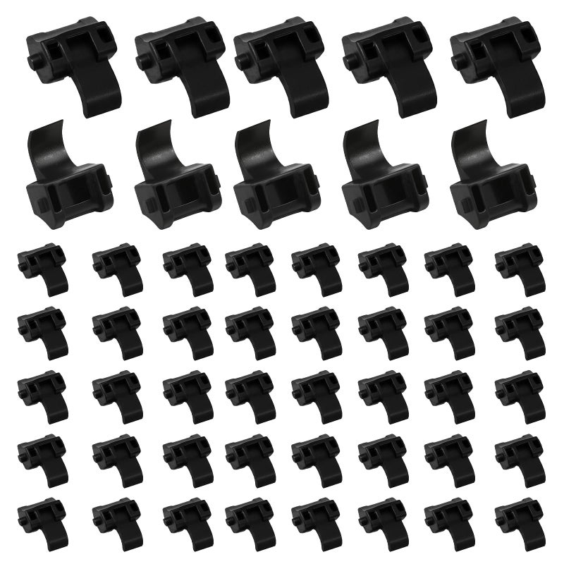 LEWEREST 50 PCS Cabinet Hinge Restrictor 38C315B3 for Blum, 86 Degree Opening Angle Restriction Hinges Clip for Soft Close Hinge Limiter Clips for Kitchen Cabinets Door, Compatible with Blumotion Compact Hinge - Image 1