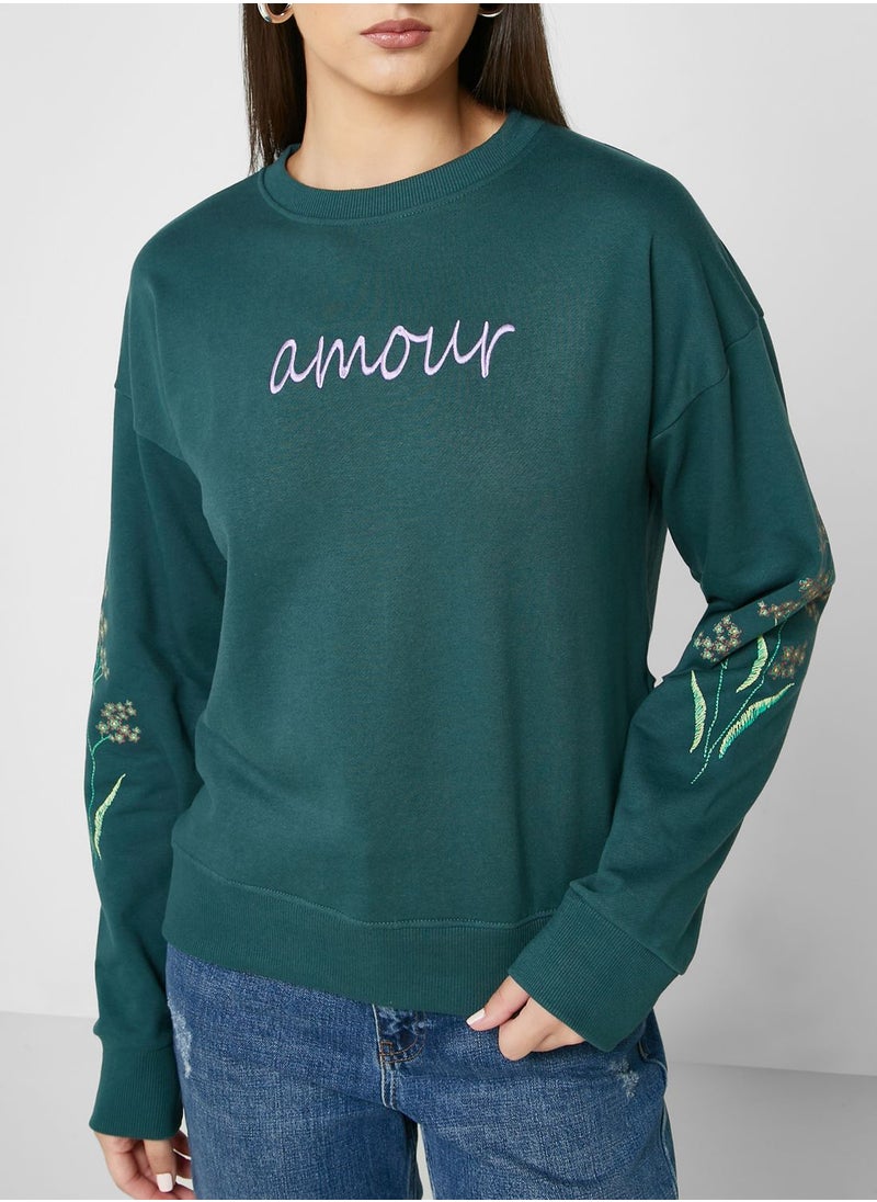Ginger - Graphic Printed Sweatshirt - Image 1