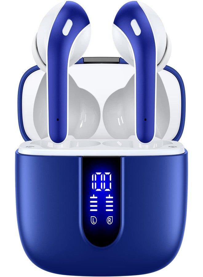 TAGRY Bluetooth Headphones True Wireless Earbuds 60H Playback LED Power Display Earphones with Wireless Charging Case IPX5 Waterproof in-Ear Ear buds with Mic for TV Smart Phone Laptop Computer Sports - Image 1