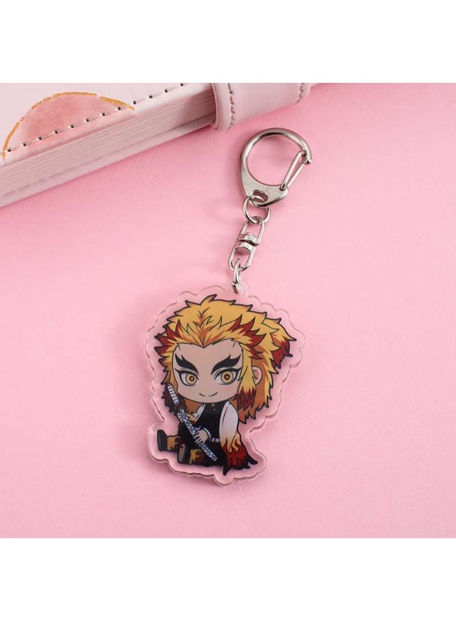 1-Piece Anime Demon Slayer Rengoku Kyoujurou Keychain