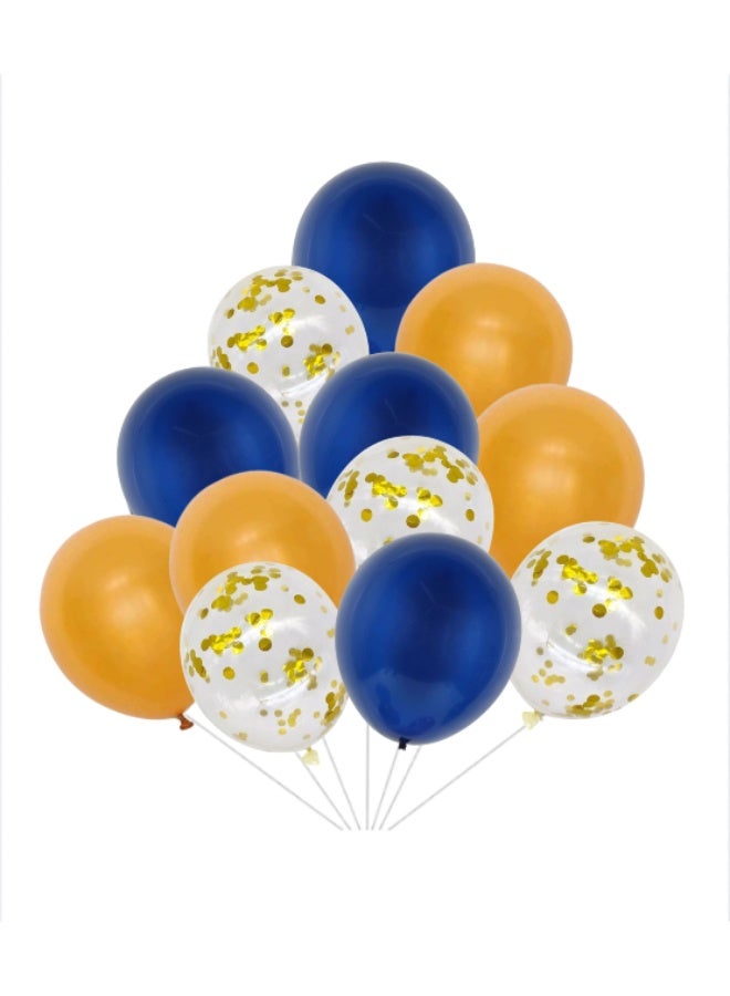 Multicolor Latex Balloons – Pack of 12 Pcs 12-Inch Balloons for Birthday, Wedding, Anniversary & Party Decorations