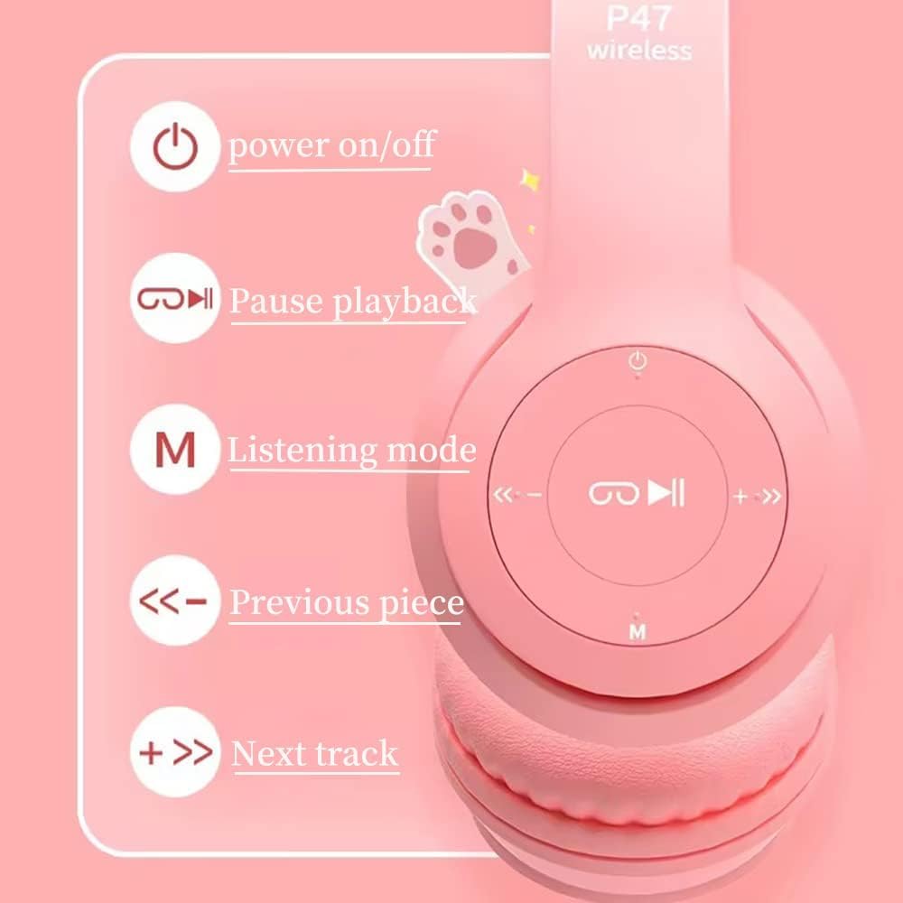 bukela Bukela Cat Ear Kids Headphones ZFD666834549ABDF6FD4BZ