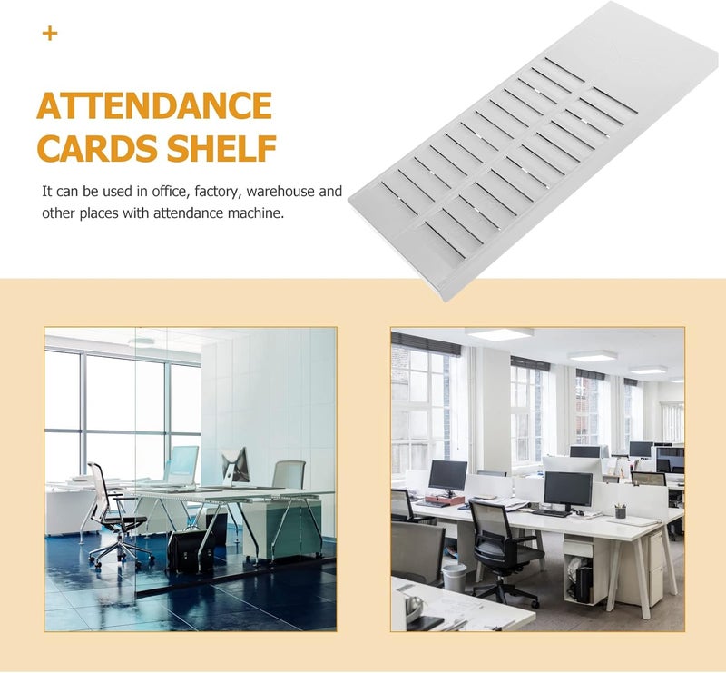 NUOBESTY Time Card Rack 24 Pocket Wall Mounted Time Card Holder Attendance Holder for Office Warehouse - Image 3