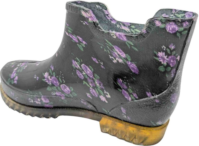 Çiğdem Kundura Hydraguard Women's Recber Rubber Boots - Hydraguard - Colorful - Short  - Image 2