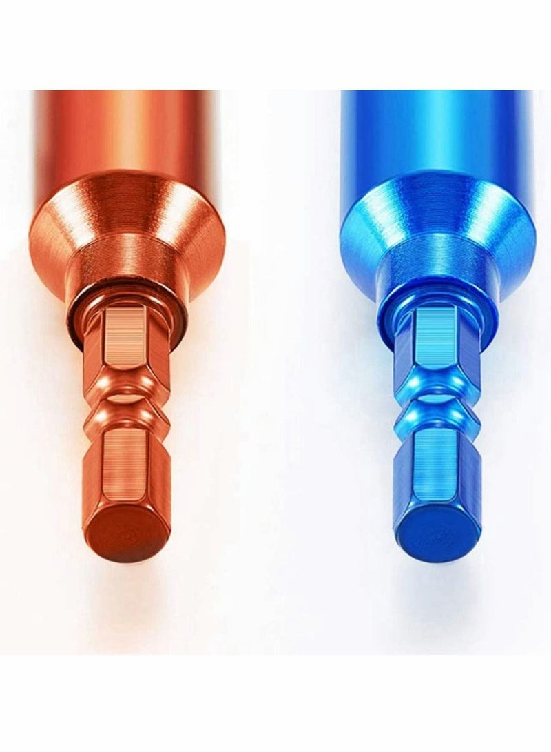 Y&D Wire Twisting Tools, Strippers and Stranders, 4 Square 3 Way/5 Way Automatic Strander Drill Tool Accessories for Stripping Cable (3 Pcs)  - Image 3