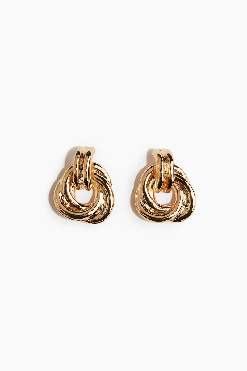 H&M Ring-pendant earrings