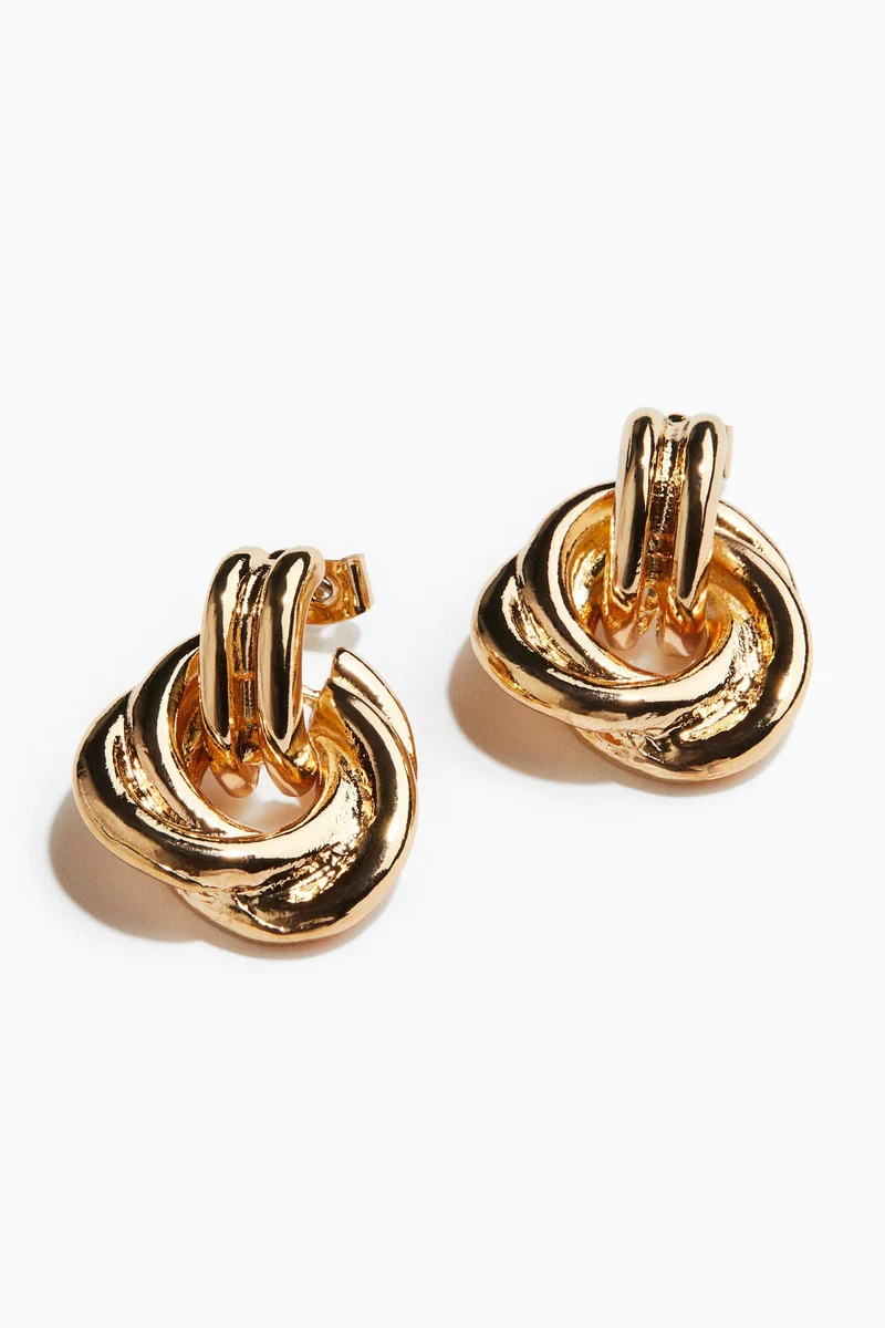 H&M Ring-pendant earrings